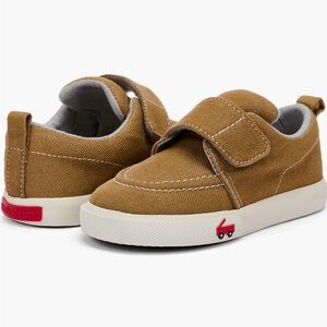 See Kai Run Wyatt Camel toddler sneaker size 8- used